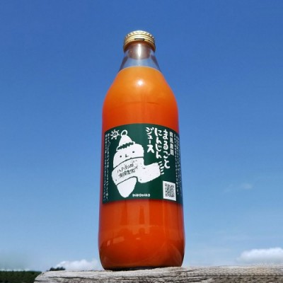 まるごとにんじんジュース 6本入(1本1000ml) (青森県 南風農園) 人参、レモン、梅エキスが入ったジュース 産地直送